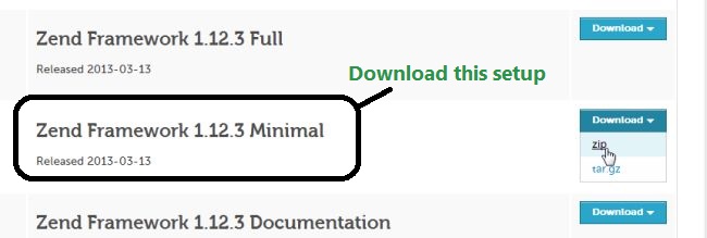 Create Project Using Zend Framework In PHP Create Project Using Zend Framework In PHP